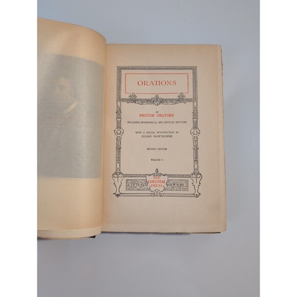 British Orators – World's Great Classics – 1900 Revised 2-Volume Set – HC - Picture 16 of 16